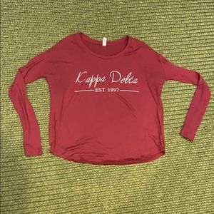 Maroon Kappa Delta long sleeve